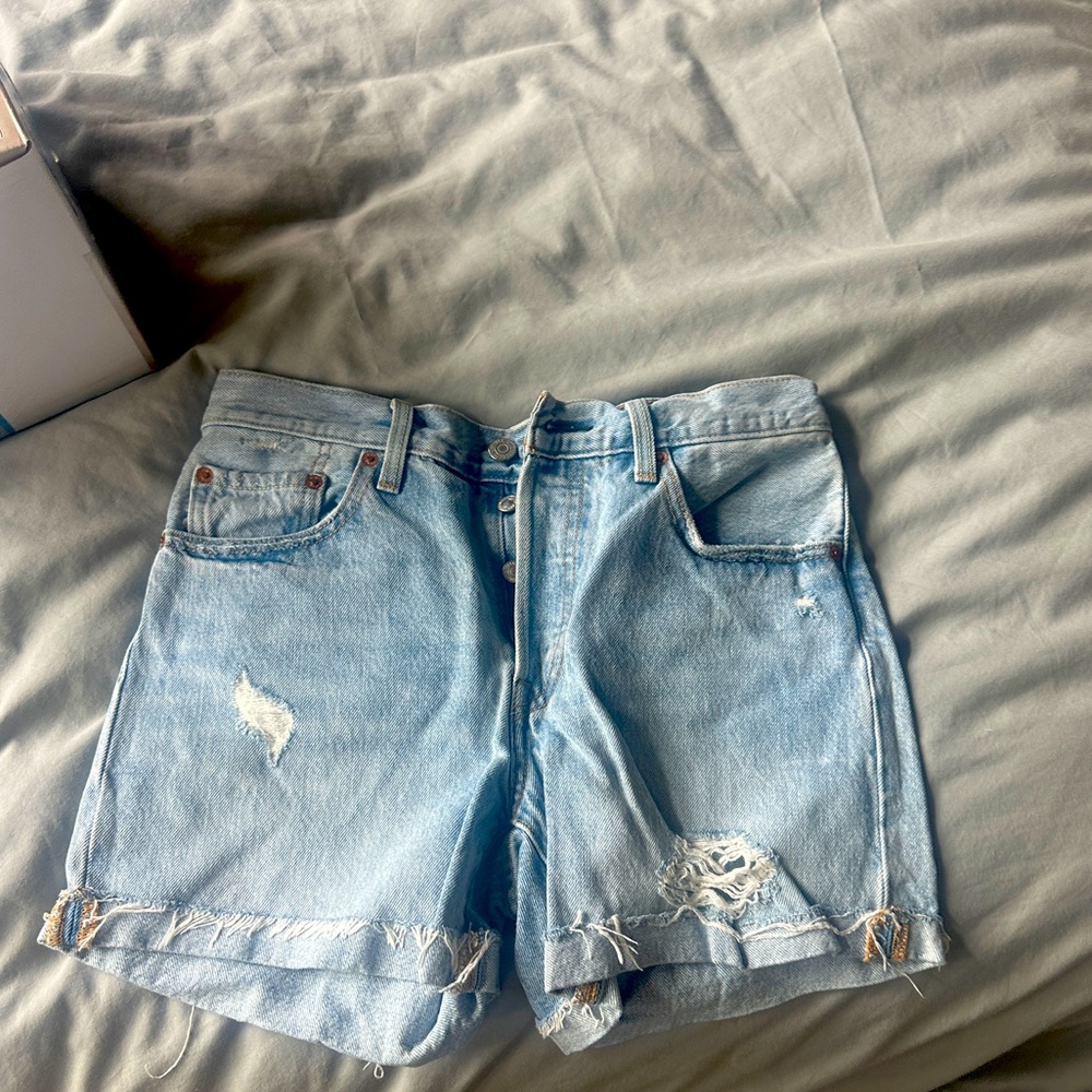 Levi’s Denim Distressed Women's Shorts
